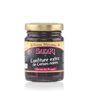 Confiture de cerises noires 220 g