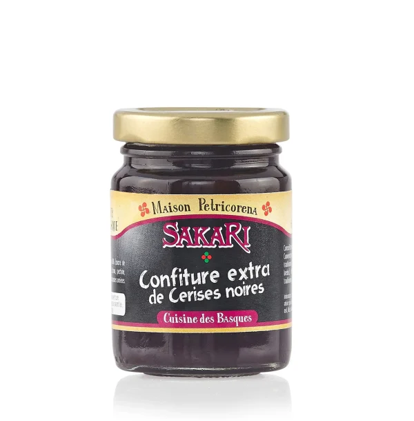 Confiture de cerises noires 220 g