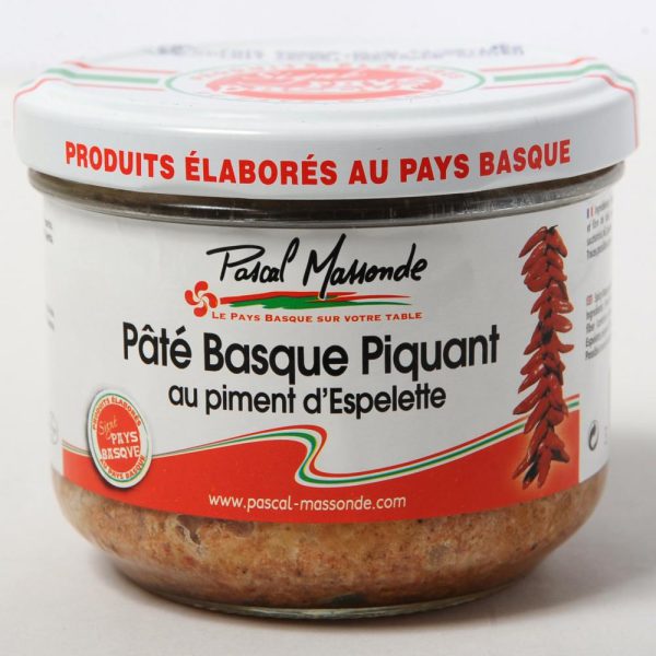 Pâté Basque PIQUANT au Piment d'Espelette - 180g