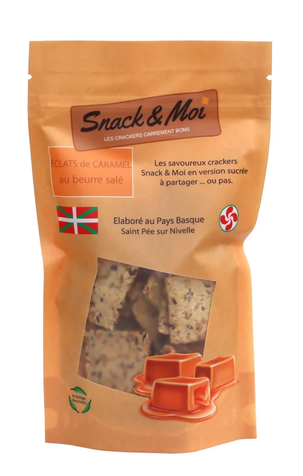 Crackers Bio au caramel beurre salé - 100 g