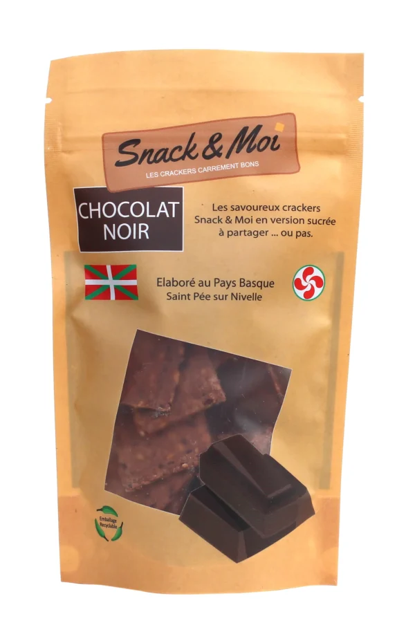 Crackers Bio au chocolat noir - 100 g