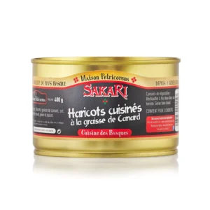 Haricots cuisinés à la graisse de canard - 400g