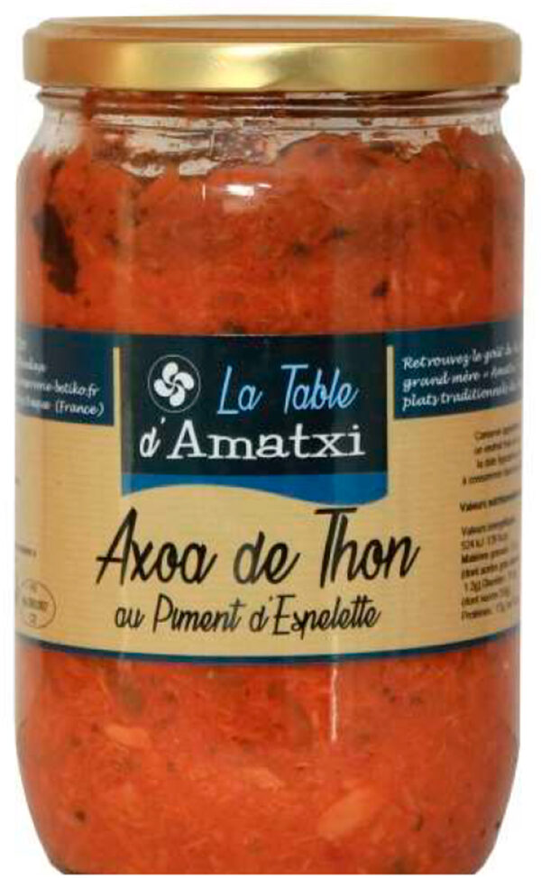 Axoa de Thon au Piment d'Espelette - 600 g