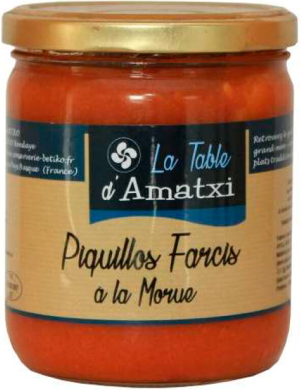 Piquillos farcis à la morue - 400 g