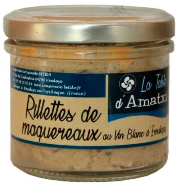 Rillettes de Maquereaux au vin Blanc d’Irouleguy - 90 g