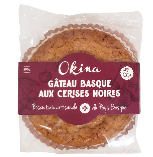 Gâteau basque à la cerise (Individuel) - 100 g