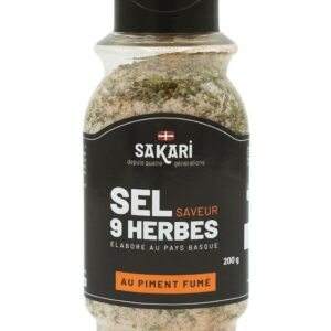 Sel saveur 9 herbes au piment fumé - 200 g