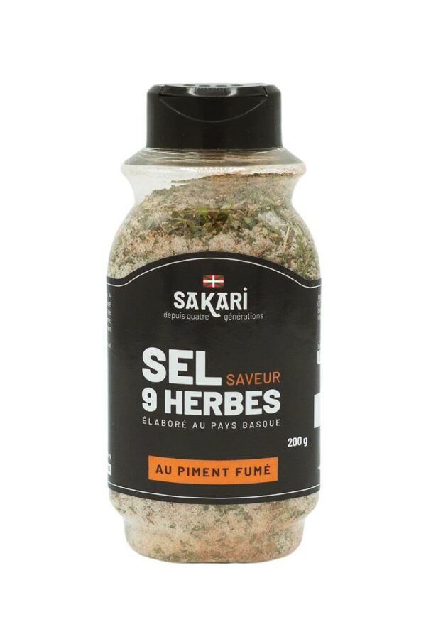 Sel saveur 9 herbes au piment fumé - 200 g
