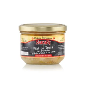 Filet de Truite des Pyrénées à l'huile d'olive et citron